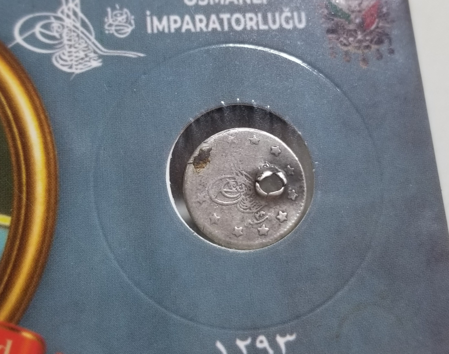 SULTAN ABDÜLHAMİD DÖNEMİ GÜMÜŞ 1 KURUŞ MECİDİYE