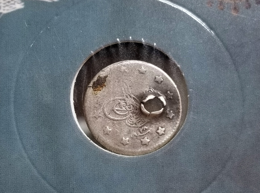 SULTAN ABDÜLHAMİD DÖNEMİ GÜMÜŞ 1 KURUŞ MECİDİYE