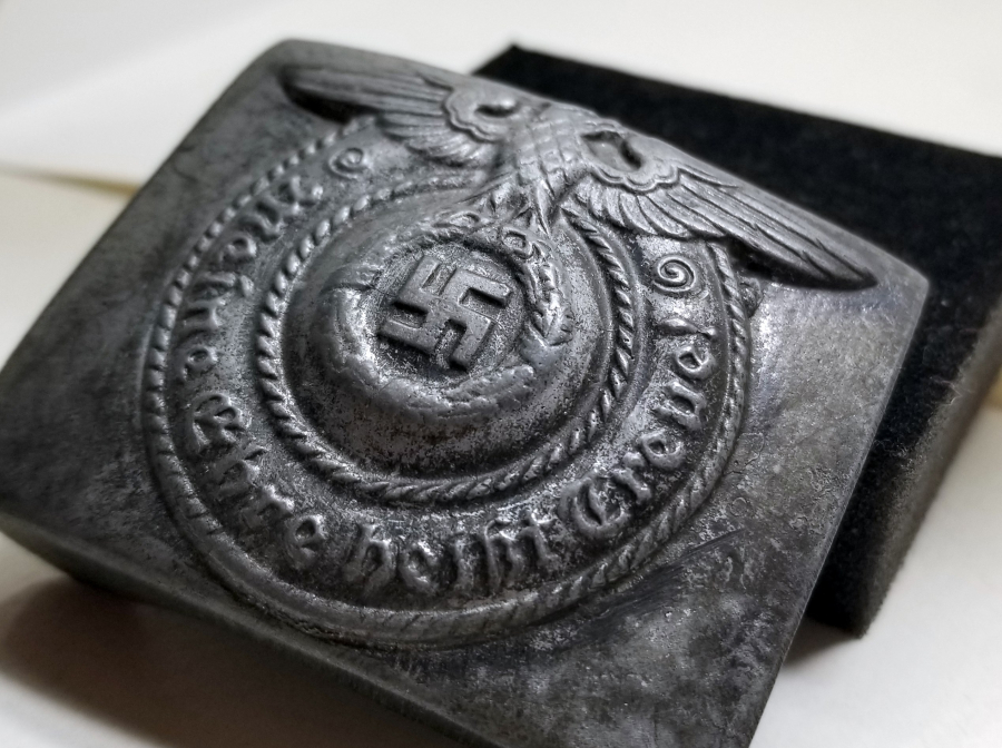 2. DÜNYA SAVAŞI DÖNEMİ NADİR NAZİ SUBAY KEMER TOKASI