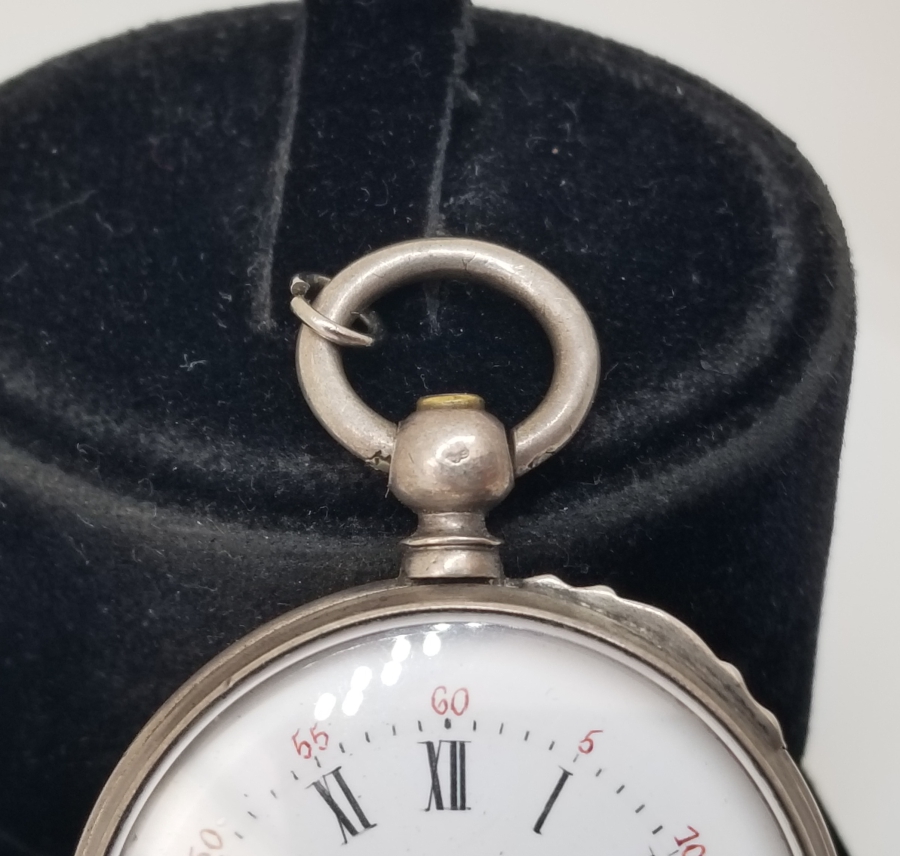 ARKADAN KURMALI GÜMÜŞ KASA OSMANLI DÖNEMİ CEP SAATİ