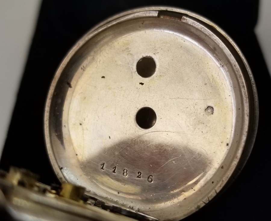 ARKADAN KURMALI GÜMÜŞ KASA OSMANLI DÖNEMİ CEP SAATİ