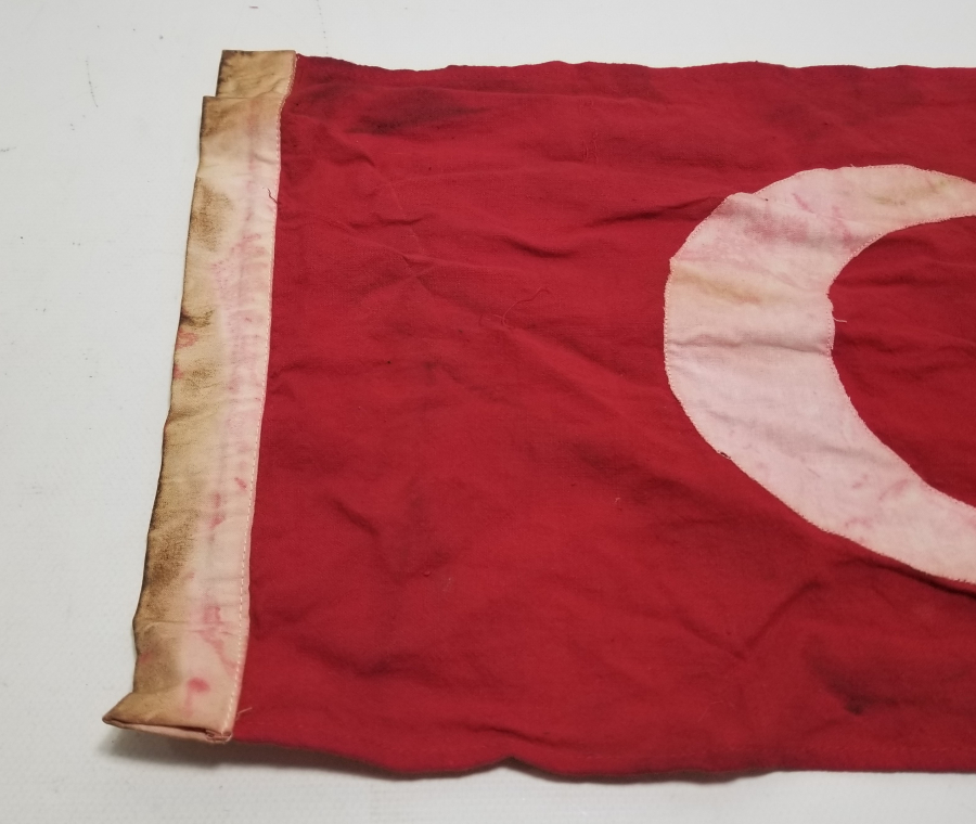 NADİR TİPTE OSMANLI DÖNEMİ ASKERİ BAYRAK