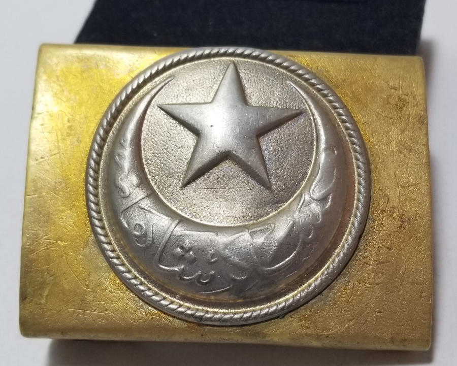 OSMANLI DÖNEMİ ASAKİR-İ ŞAHANE YAZILI 1. DÜNYA SAVAŞI DÖNEMİ ASKER KEMER TOKASI