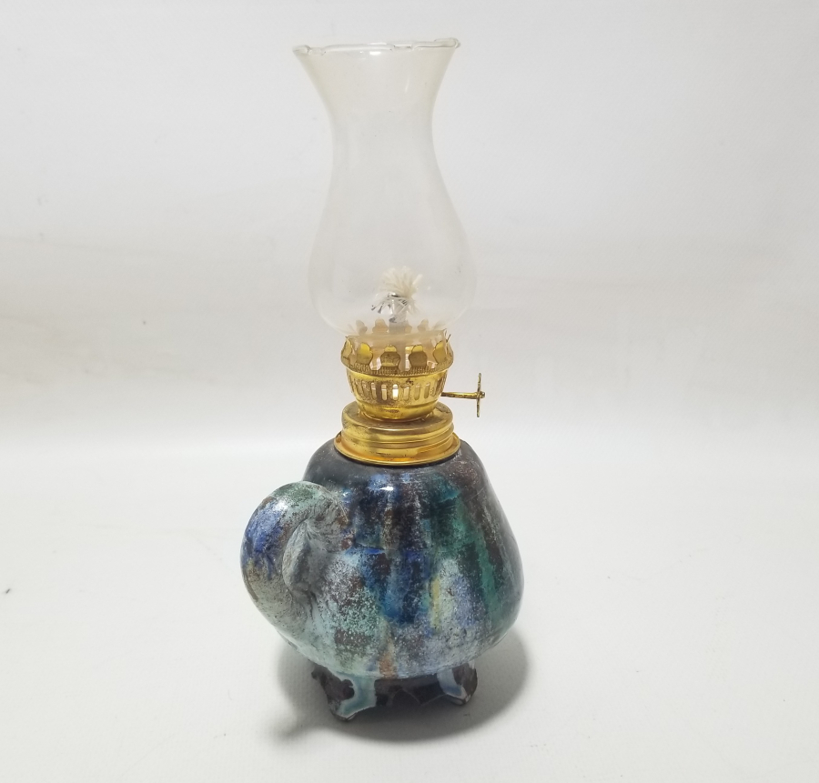 KÜTAHYA İŞİ ANTİKA ŞİNANAY - GAZ LAMBASI