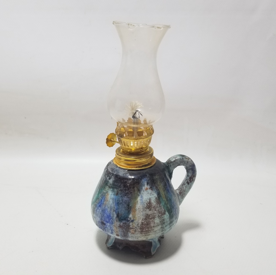 KÜTAHYA İŞİ ANTİKA ŞİNANAY - GAZ LAMBASI