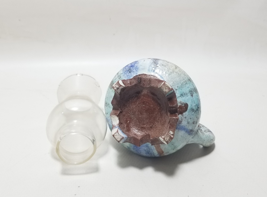 KÜTAHYA İŞİ ANTİKA ŞİNANAY - GAZ LAMBASI