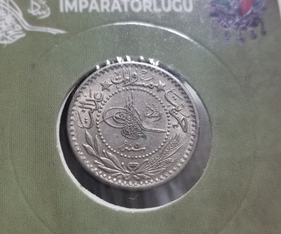 MEHMET REŞAT HAN DÖNEMİ KOLEKSİYONLUK NİKEL 10 PARA