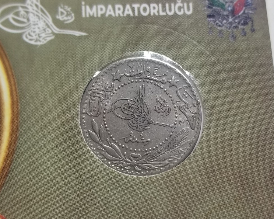 MEHMET REŞAT HAN DÖNEMİ KOLEKSİYONLUK NİKEL 20 PARA