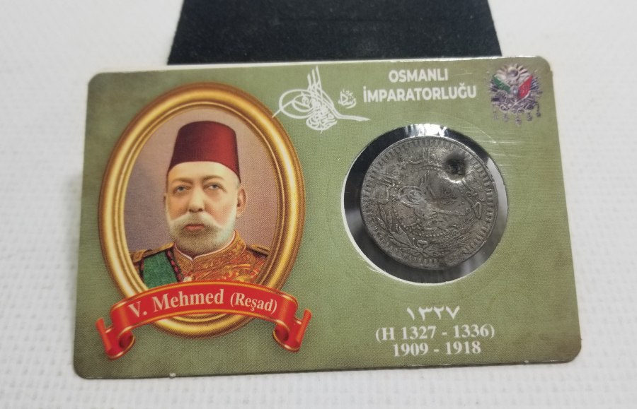 MEHMET REŞAT HAN DÖNEMİ KOLEKSİYONLUK NİKEL 40 PARA