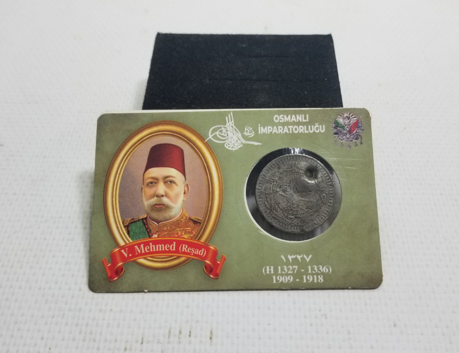 MEHMET REŞAT HAN DÖNEMİ KOLEKSİYONLUK NİKEL 40 PARA