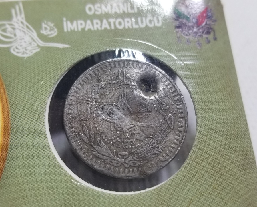 MEHMET REŞAT HAN DÖNEMİ KOLEKSİYONLUK NİKEL 40 PARA