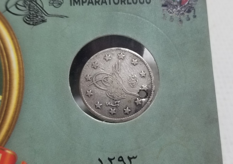 SULTAN ABDÜLHAMİD DÖNEMİ GÜMÜŞ 2 KURUŞ MECİDİYE