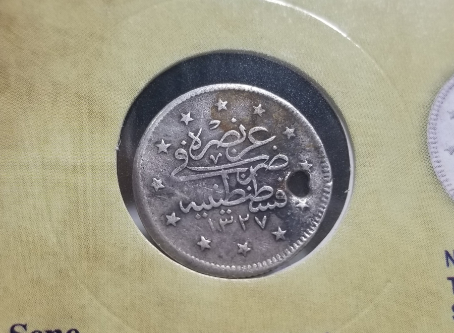 SULTAN MEHMET REŞAT HAN DÖNEMİ GÜMÜŞ 2 KURUŞ MECİDİYE