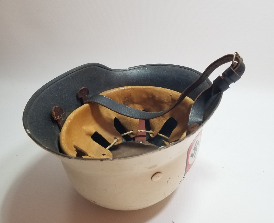 2. DÜNYA SAVAŞI NADİR NAZİ M34 POLİS KASKI