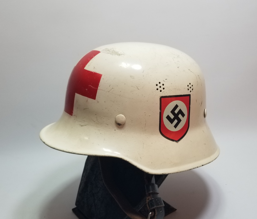 2. DÜNYA SAVAŞI NADİR NAZİ M34 POLİS KASKI