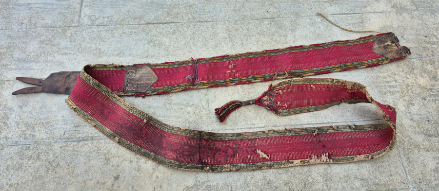 OSMANLI DÖNEMİ EL DOKUMA DERVİŞ KEMERİ