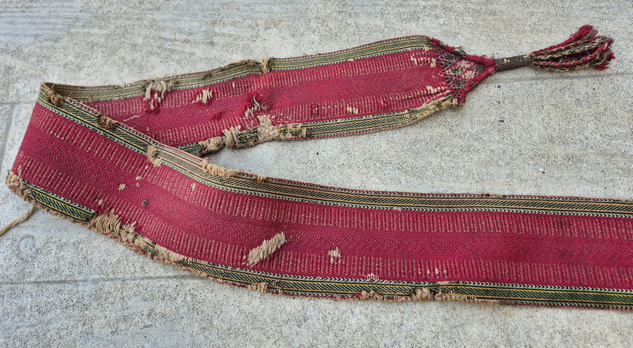 OSMANLI DÖNEMİ EL DOKUMA DERVİŞ KEMERİ