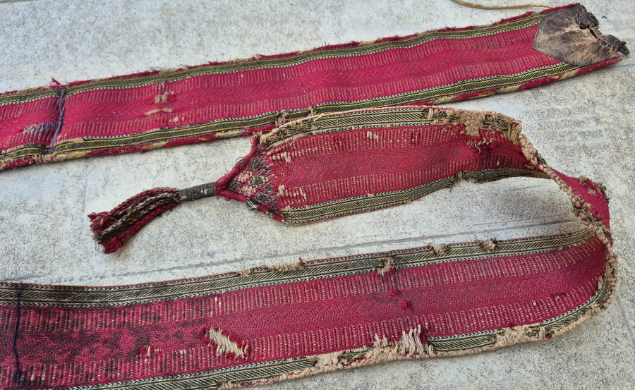 OSMANLI DÖNEMİ EL DOKUMA DERVİŞ KEMERİ