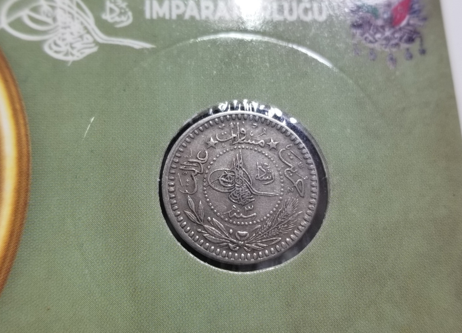 MEHMET REŞAT HAN DÖNEMİ KOLEKSİYONLUK NİKEL 5 PARA