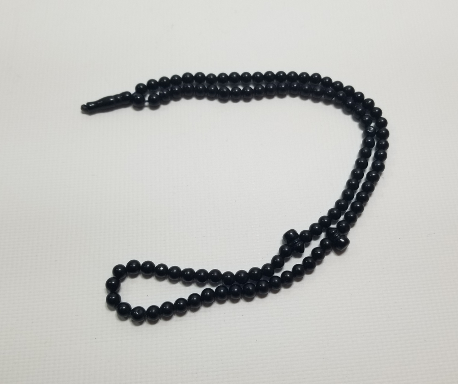 NADİR RENKTE OSMANLI DÖNEMİ 99LUK BEYKOZ NAMAZ TESPİHİ