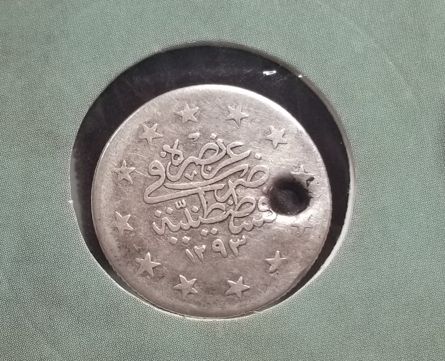SULTAN ABDÜLHAMİD DÖNEMİ GÜMÜŞ 2 KURUŞ MECİDİYE