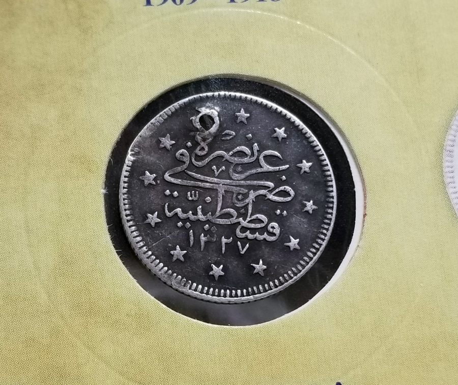 SULTAN MEHMET REŞAD HAN DÖNEMİ GÜMÜŞ 2 KURUŞ MECİDİYE
