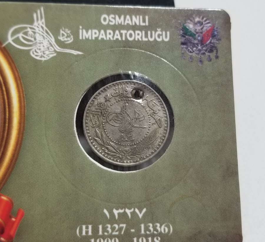 MEHMET REŞAT HAN DÖNEMİ KOLEKSİYONLUK NİKEL 10 PARA