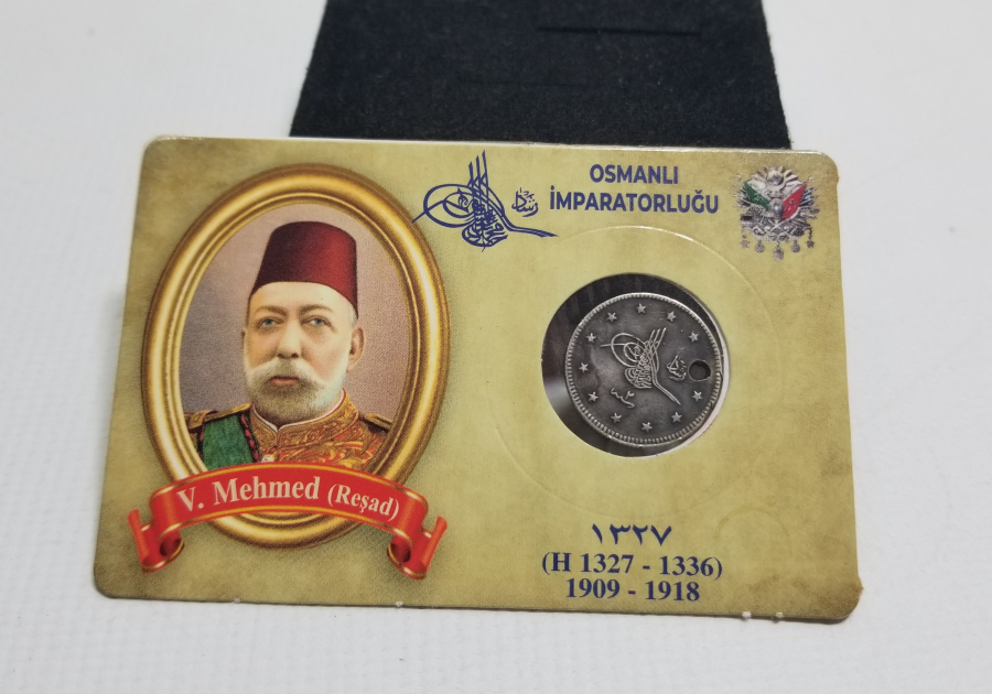 SULTAN MEHMET REŞAT HAN DÖNEMİ GÜMÜŞ 2 KURUŞ MECİDİYE