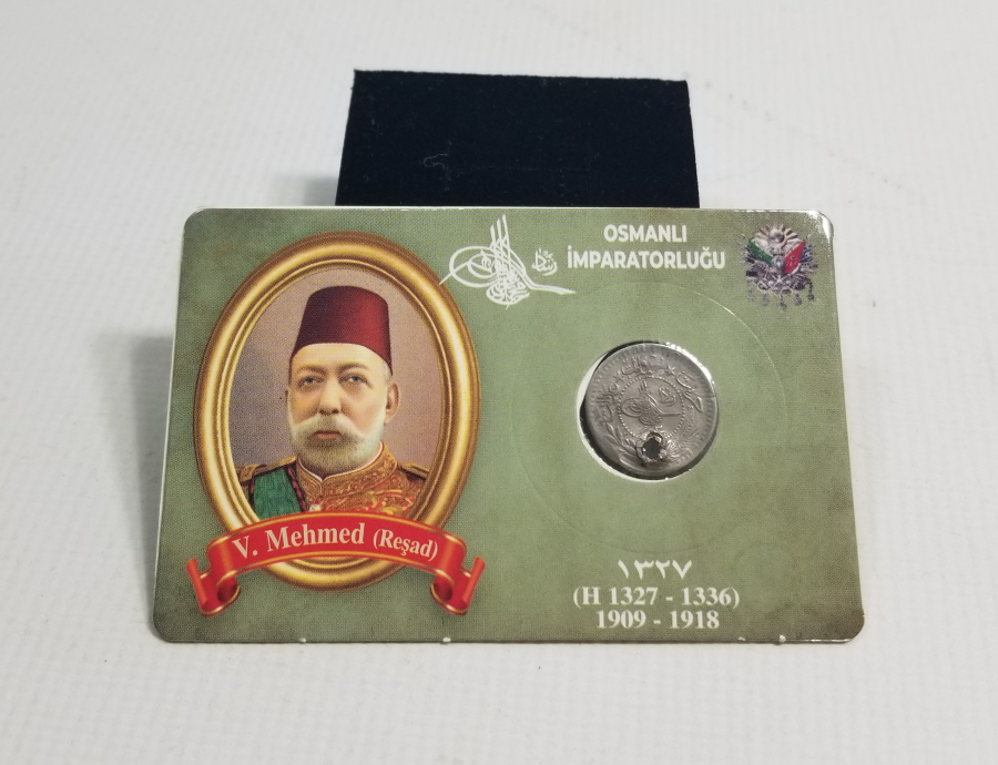MEHMET REŞAD HAN DÖNEMİ KOLEKSİYONLUK NİKEL 5 PARA