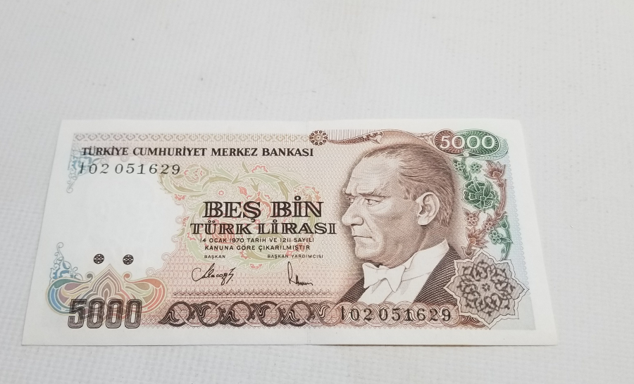7. EMİSYON 4. TERTİP - 5000 TÜRK LİRASI-