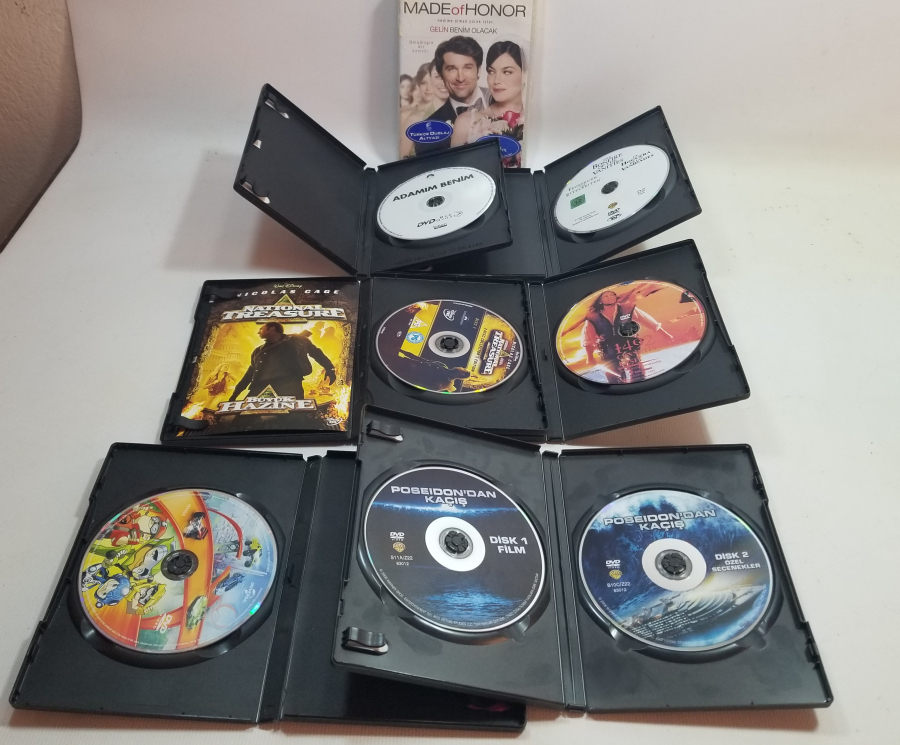 NOSTALJİK FİLM CD LERİ LOTU