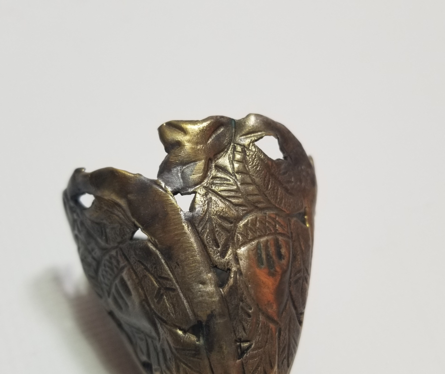 OSMANLI DÖNEMİ KABARTMA İŞÇİLİKLİ FİNCAN ZARFI