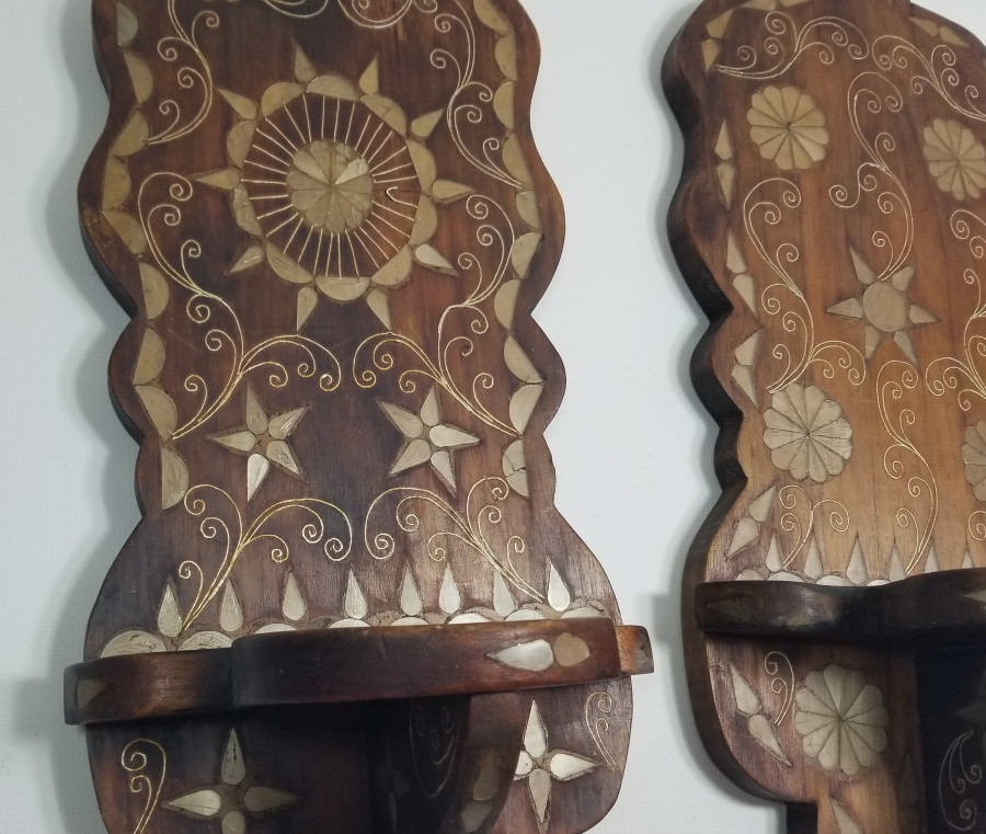 SEDEF ÇAKMA İŞÇİLİKLİ ANTİKA ÇİFT KAVUKLUK - LAMBALIK