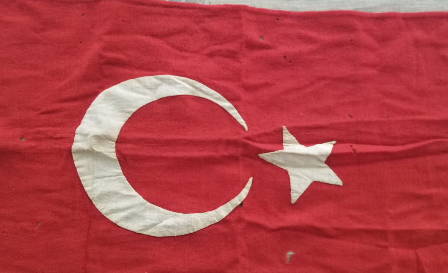 CUMHURİYET BAŞLARI EL YAPIMI BAYRAK