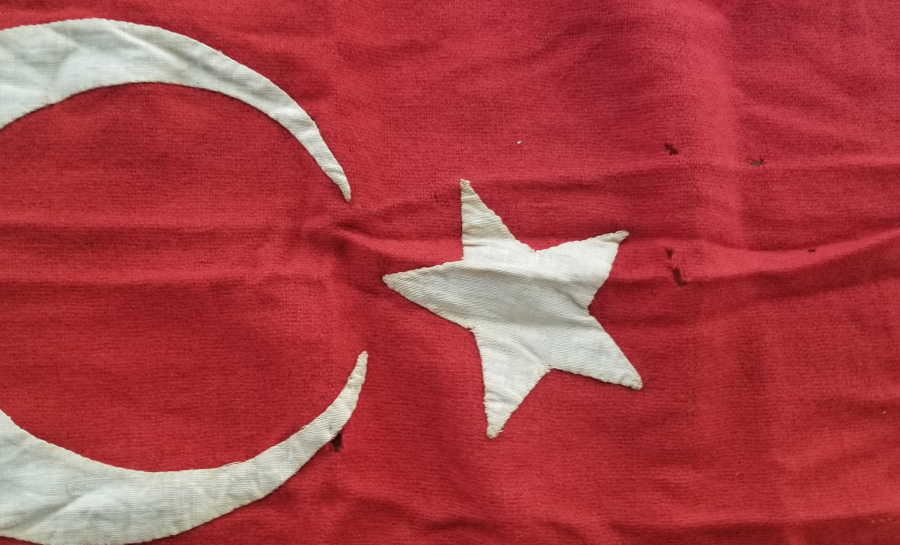 CUMHURİYET BAŞLARI EL YAPIMI BAYRAK