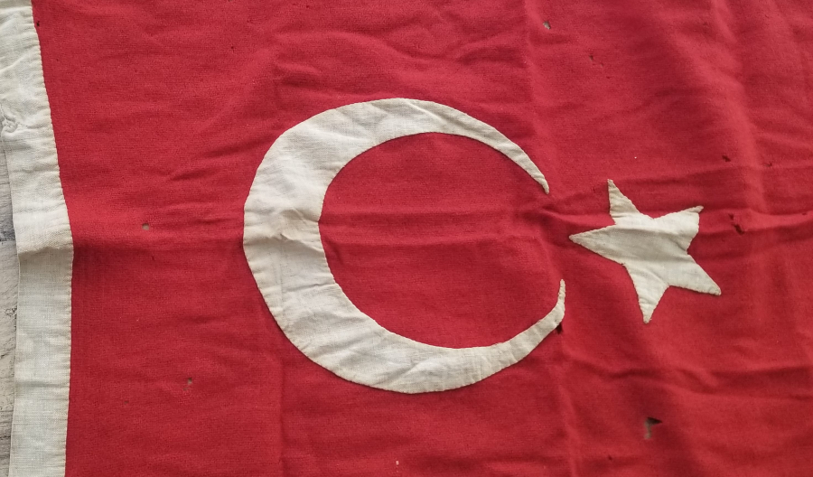 CUMHURİYET BAŞLARI EL YAPIMI BAYRAK
