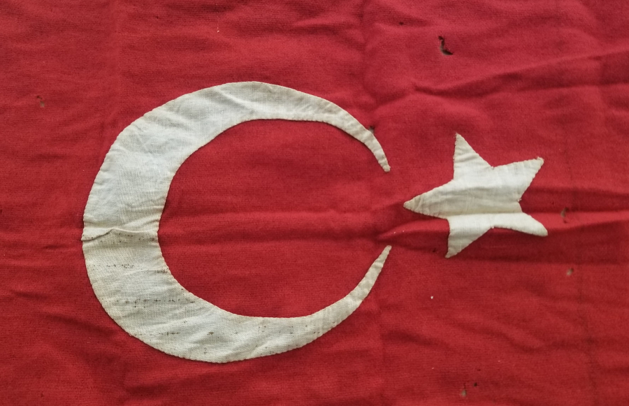 CUMHURİYET BAŞLARI EL YAPIMI BAYRAK