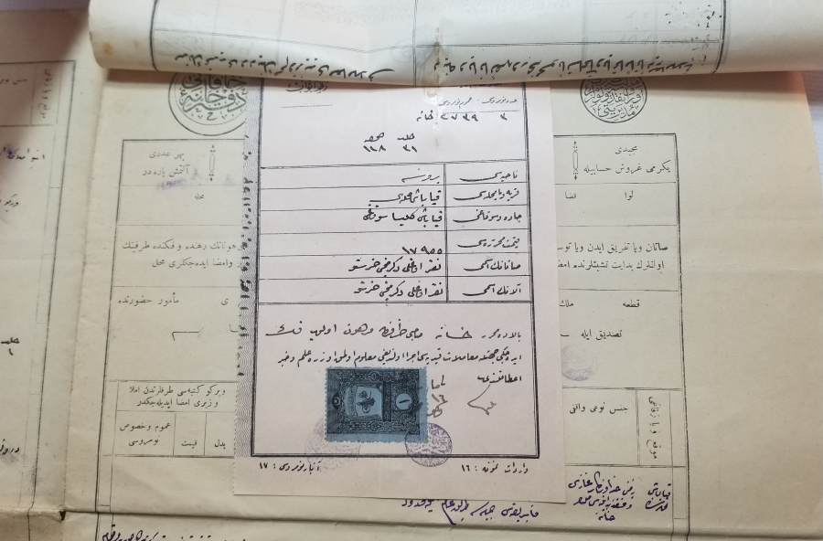 OSMANLI DÖNEMİ EL YAZMA BÜYÜK BOY NADİR TİPTE HÜCCET