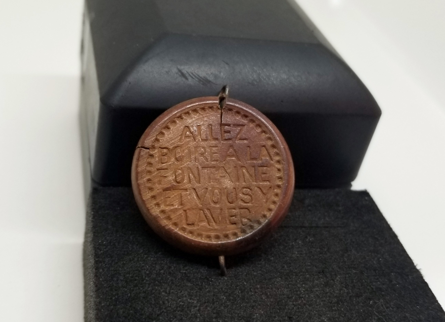 1900 BAŞLARI ANTİKA AHŞAP PAPAZ TESPİHİ PARÇASI