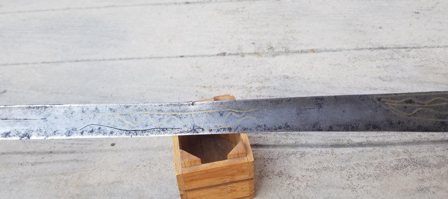 OSMANLI DÖNEMİ ALTIN ÇAKMA İŞÇİLİKLİ KEMANKEŞ YATAĞANI