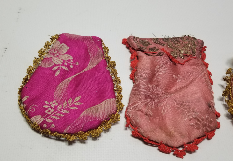 OSMANLI DÖNEMİ ÜÇ ADET ELMASİYE KESE