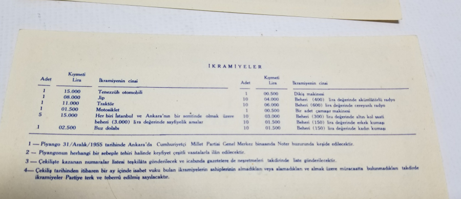 ANTİKA EŞYA PİYANGOSU