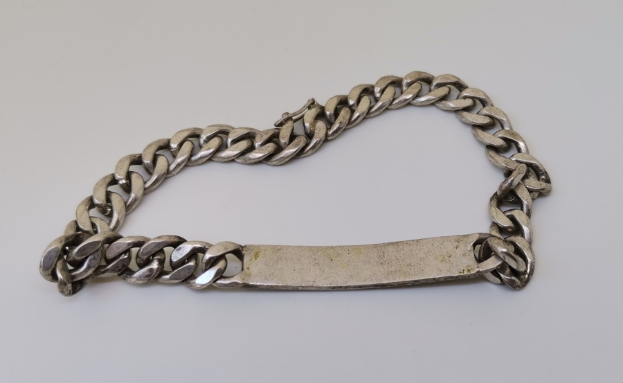 EL YAPIMI BAKLALI GÜMÜŞ BİLEKLİK