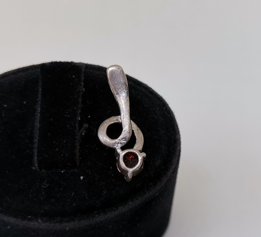 SONSUZLUK TEMALI GÜMÜŞ KOLYE UCU