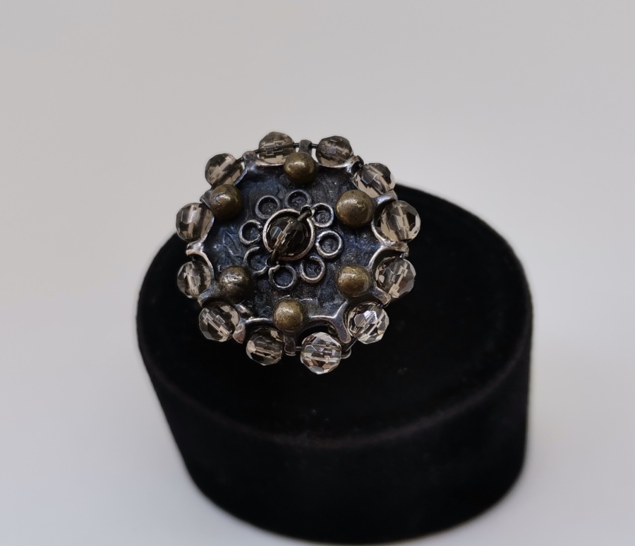 TAMAMI EL YAPIMI ÖZEL DİZAYN GÜMÜŞ YÜZÜK