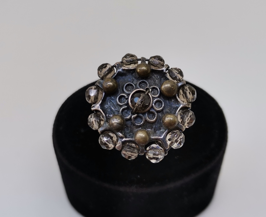 TAMAMI EL YAPIMI ÖZEL DİZAYN GÜMÜŞ YÜZÜK