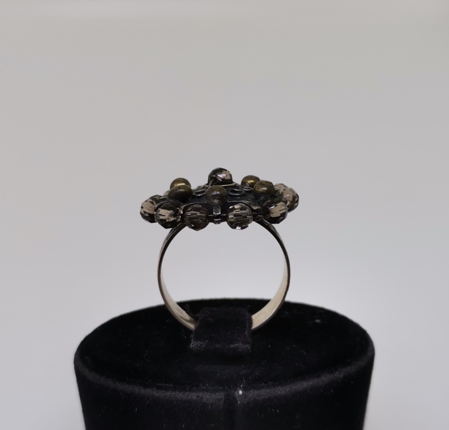 TAMAMI EL YAPIMI ÖZEL DİZAYN GÜMÜŞ YÜZÜK