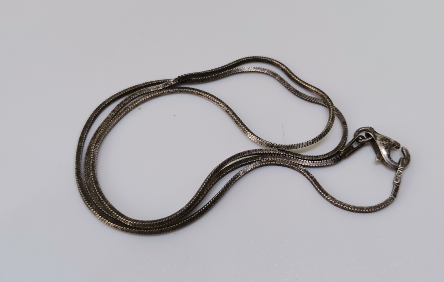 İTALYAN YAPIMI ANTİKA GÜMÜŞ ZİNCİR