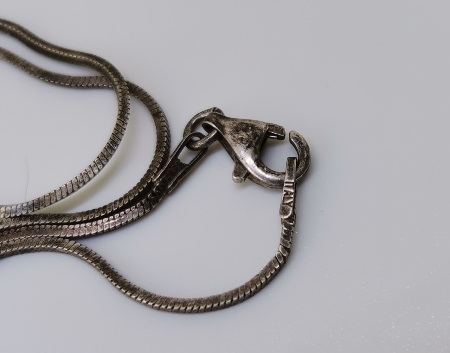 İTALYAN YAPIMI ANTİKA GÜMÜŞ ZİNCİR