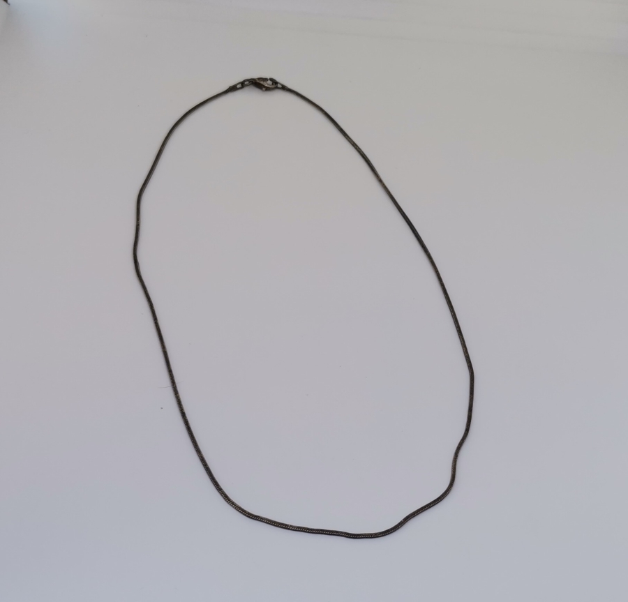 İTALYAN YAPIMI ANTİKA GÜMÜŞ ZİNCİR